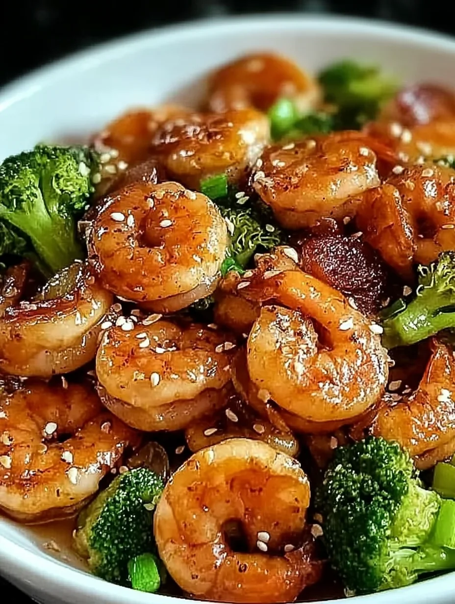 High-Protein Honey Garlic Shrimp