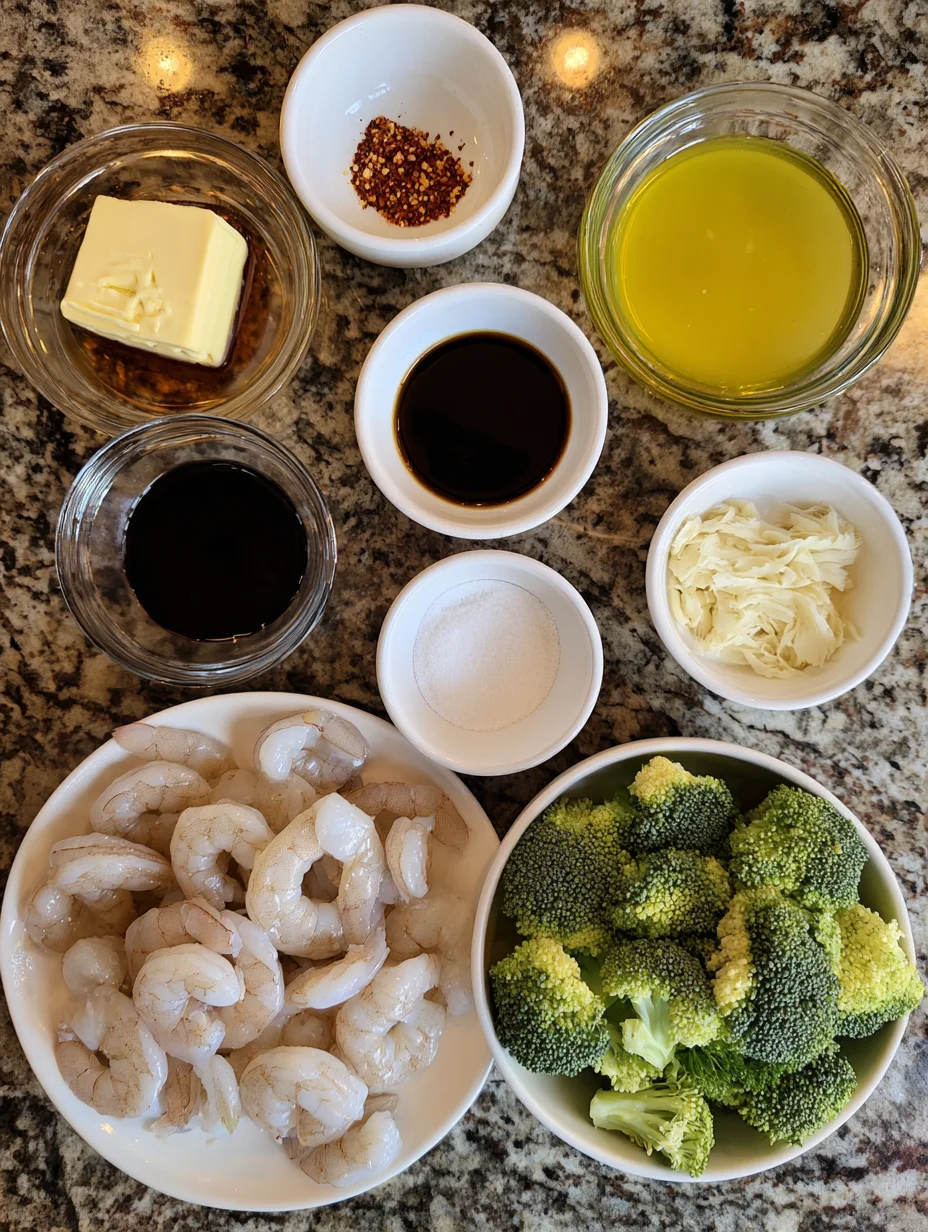 Honey Garlic Butter Shrimp and Broccoli