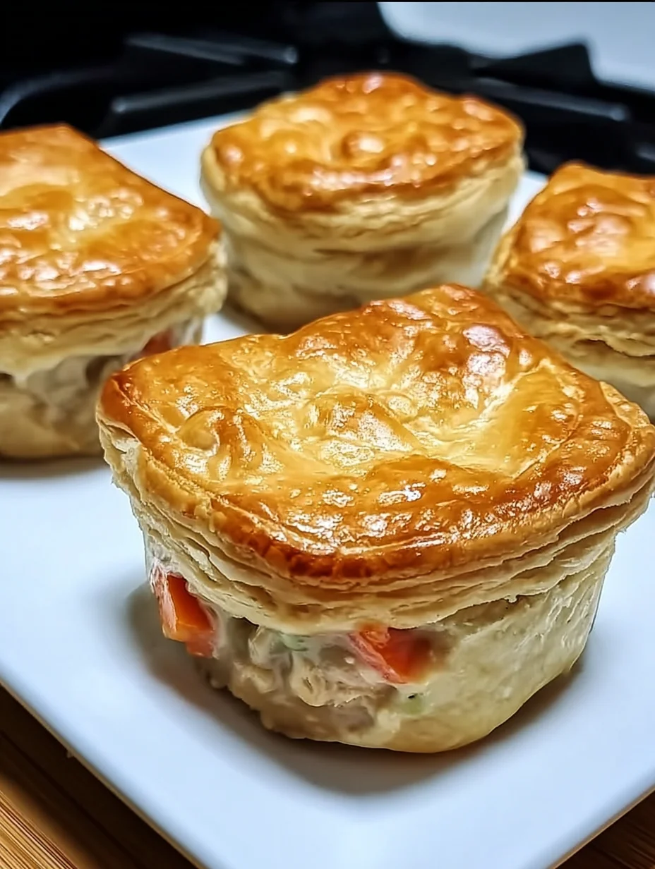 Mini chicken pot pies