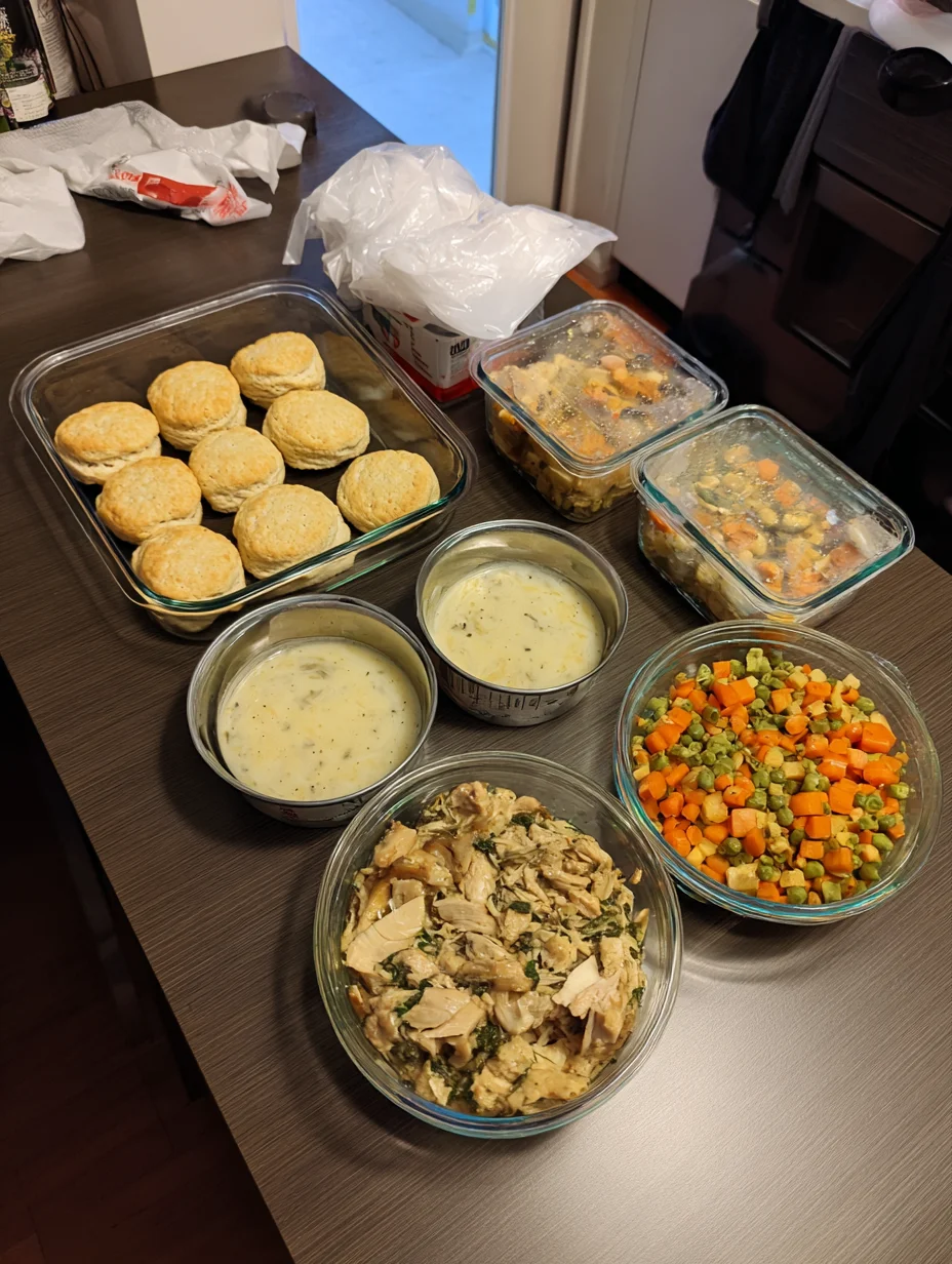 Mini chicken pot pies