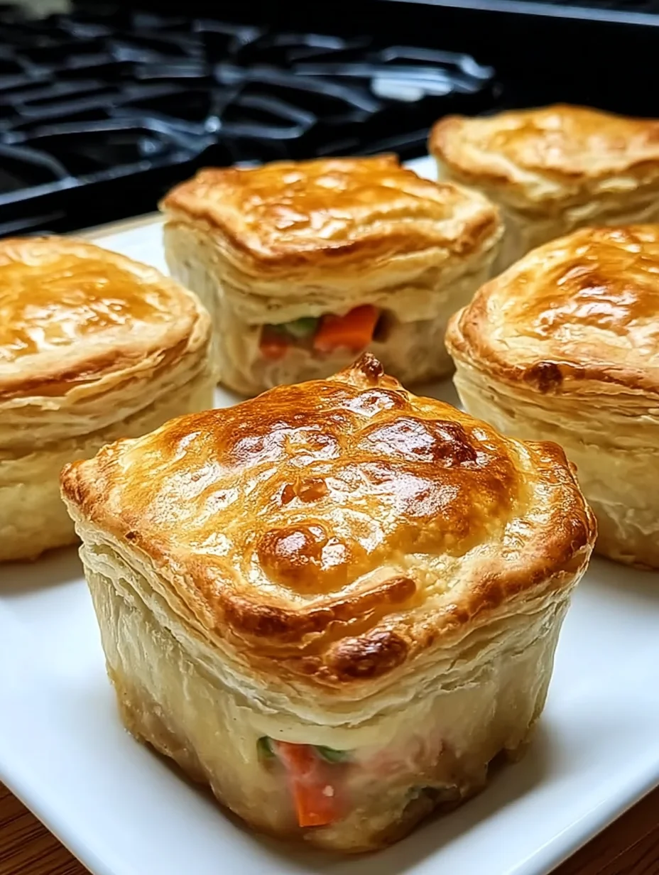 Mini chicken pot pies