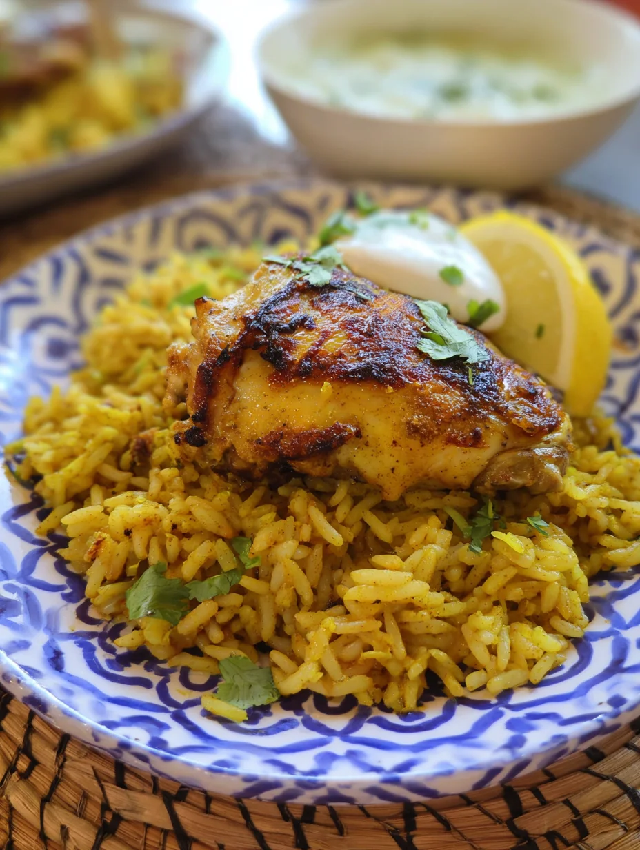 Moroccan Chicken & Rice
