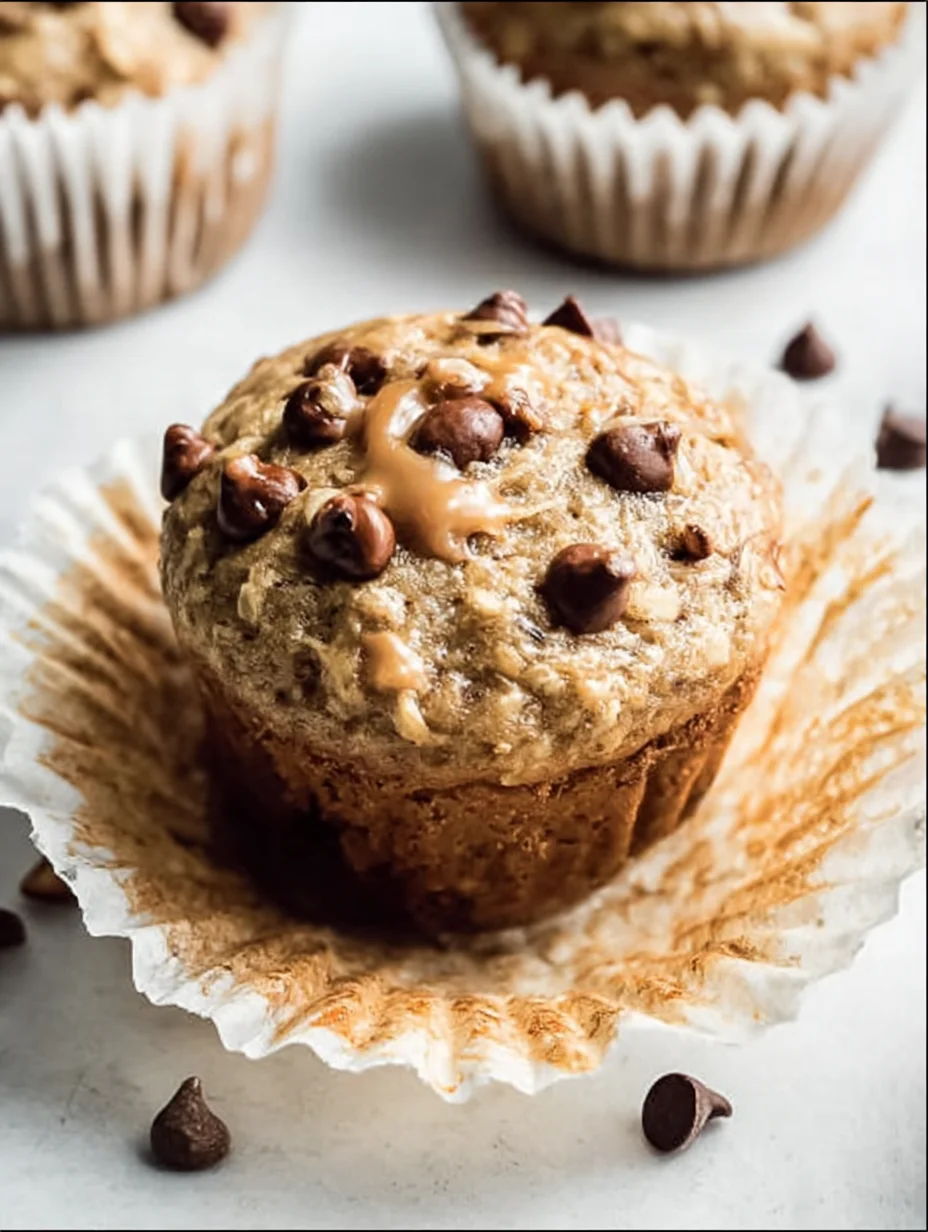 Peanut Butter Banana Muffins