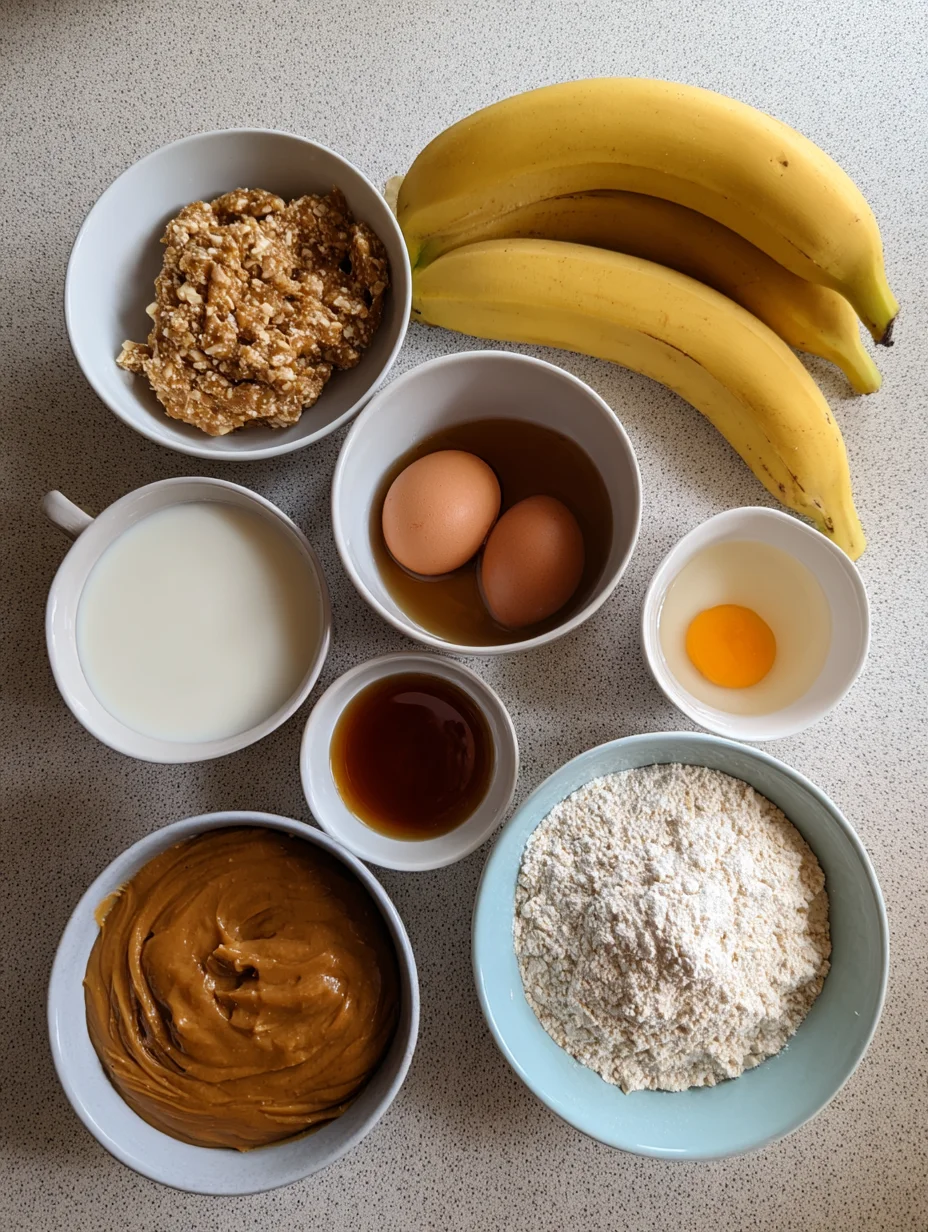 Peanut Butter Banana Muffins