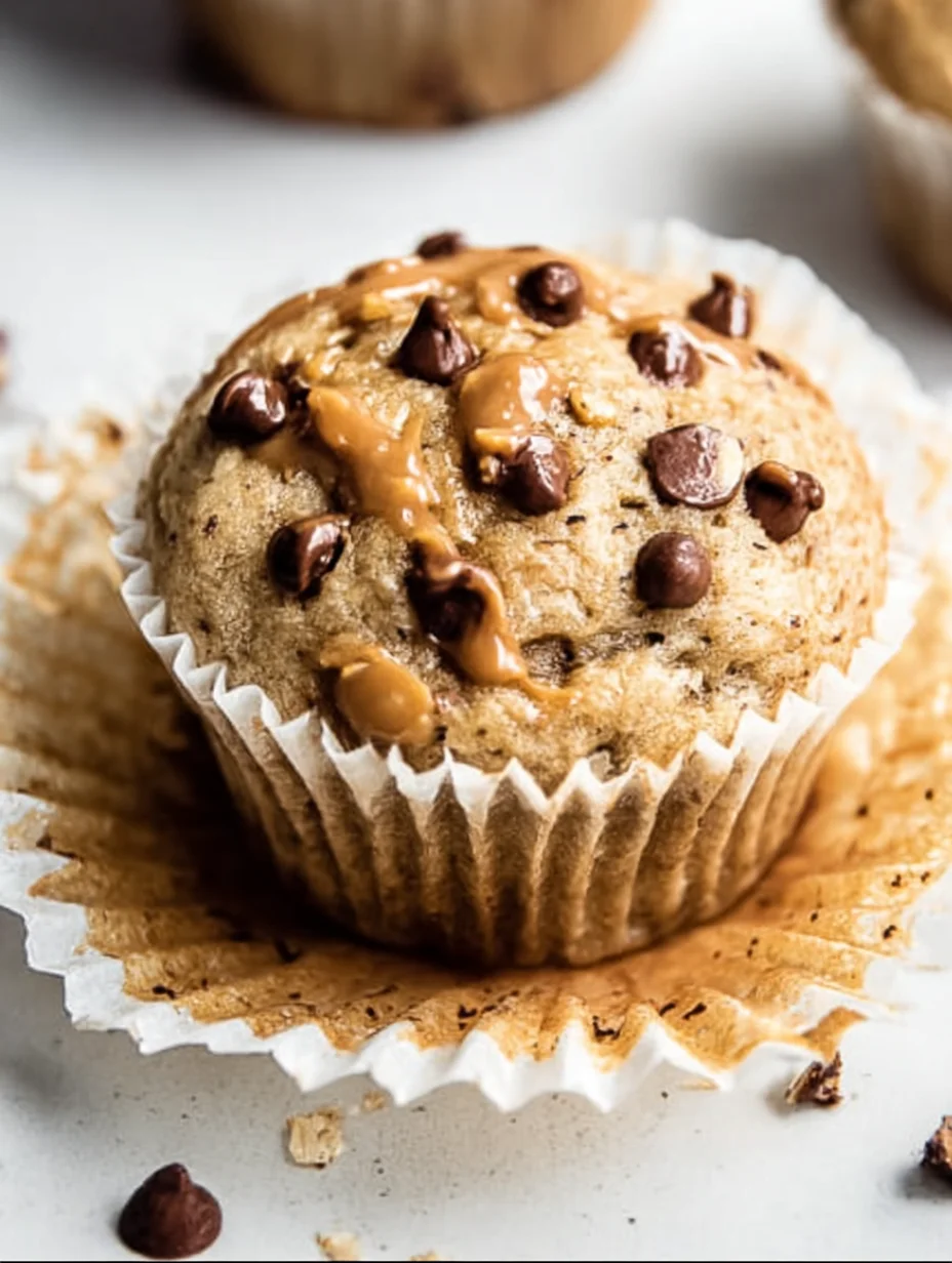 Peanut Butter Banana Muffins