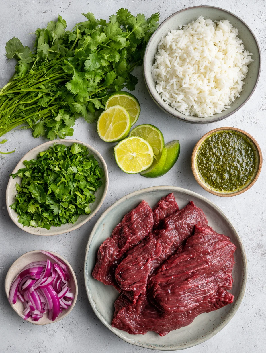 Skirt Steak Rice Bowls