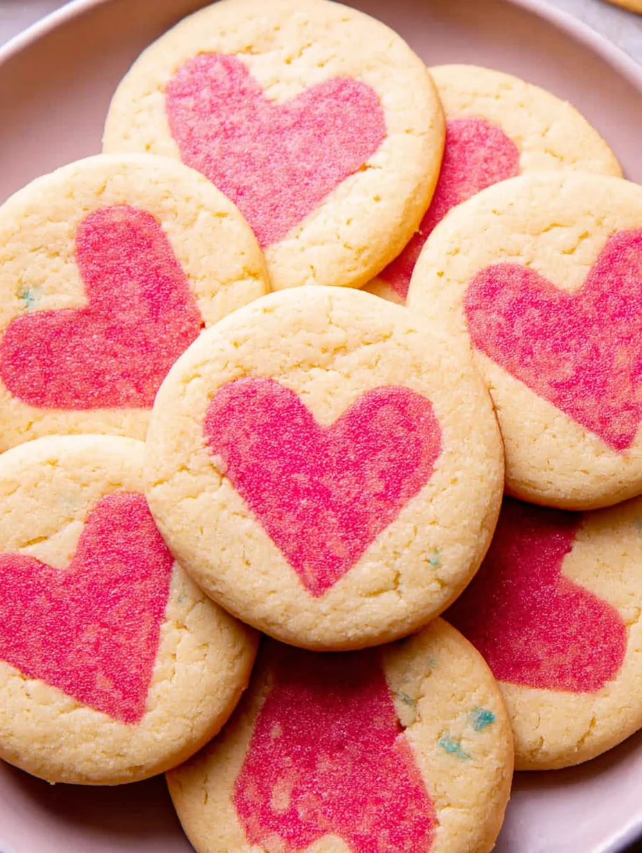 Slice and Bake Valentine's Day Cookies