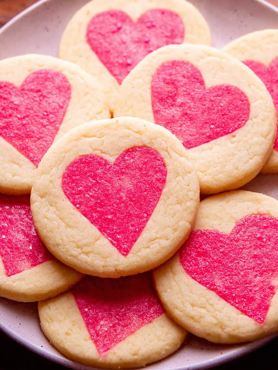 Slice and Bake Valentine's Day Cookies