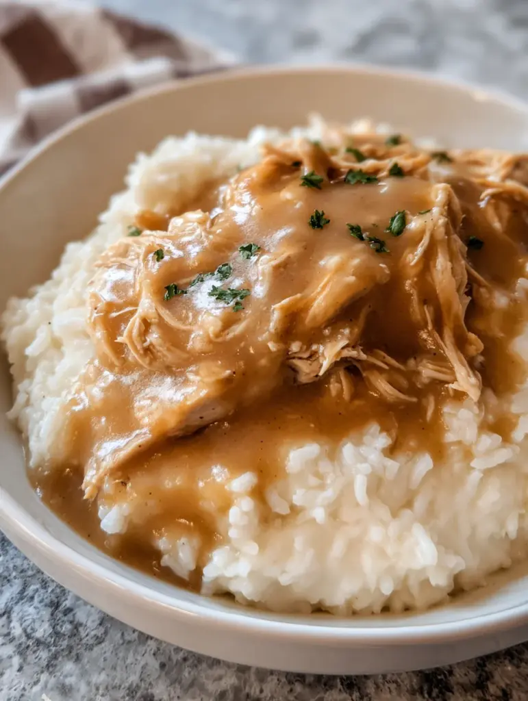 Slow Cooker Chicken and Gravy