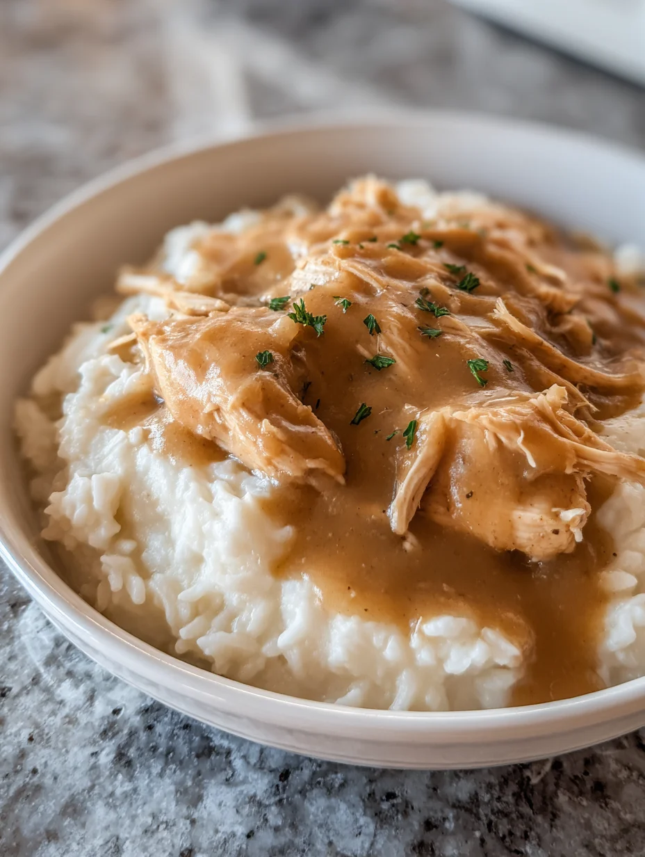 Slow Cooker Chicken and Gravy