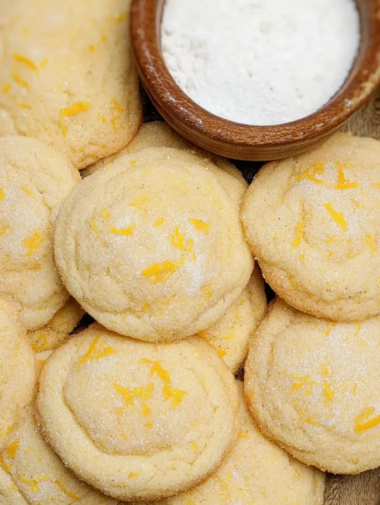 Soft & Chewy Lemon Cookies