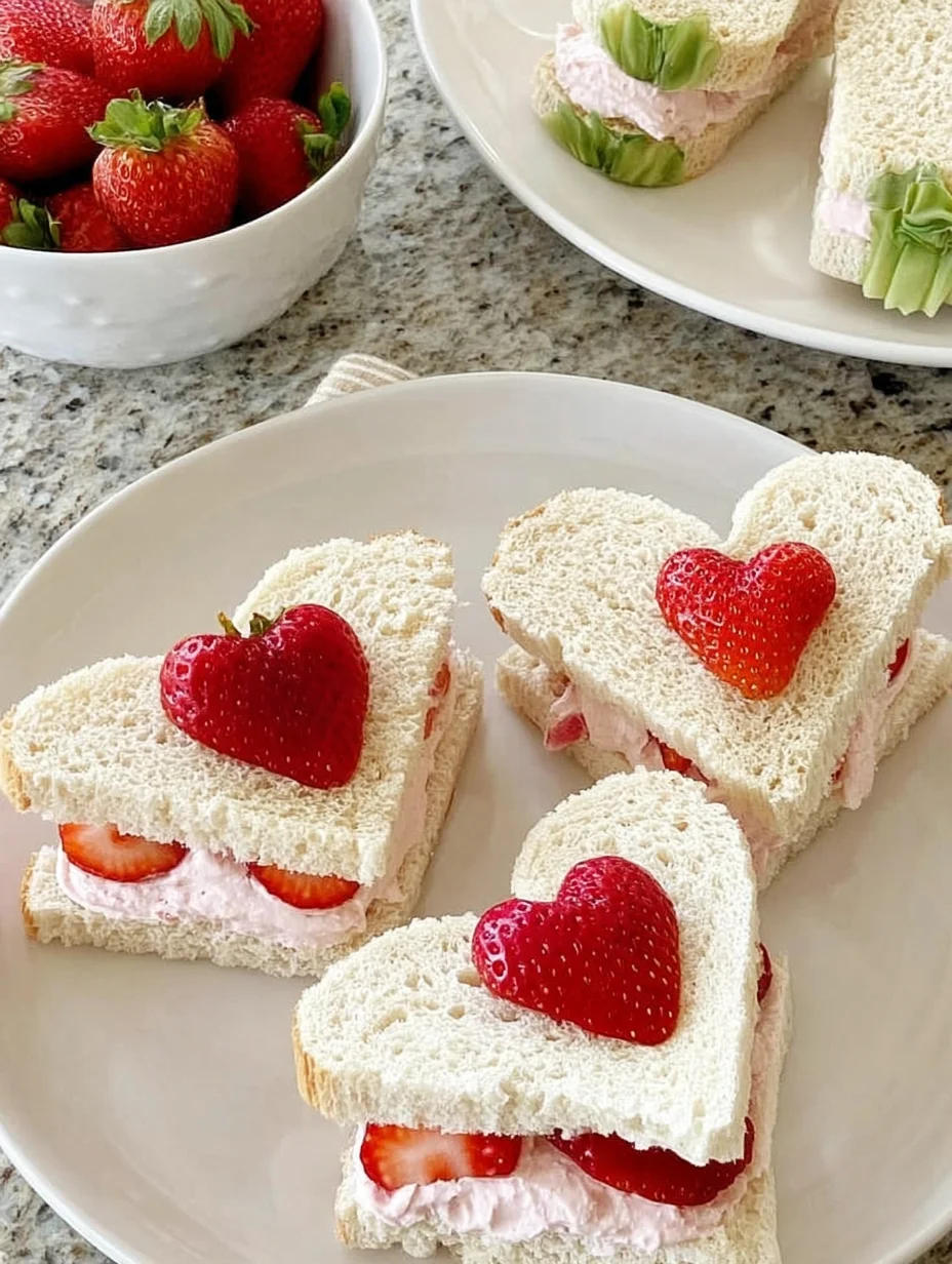 Strawberry Tea Sandwiches