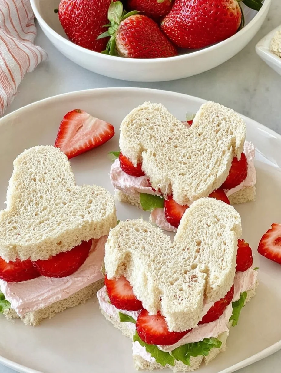 Strawberry Tea Sandwiches