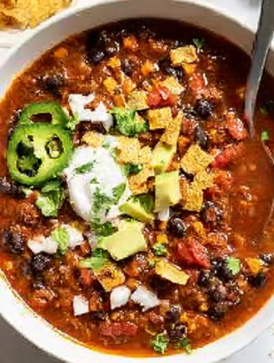 Vegan Black Bean Chili