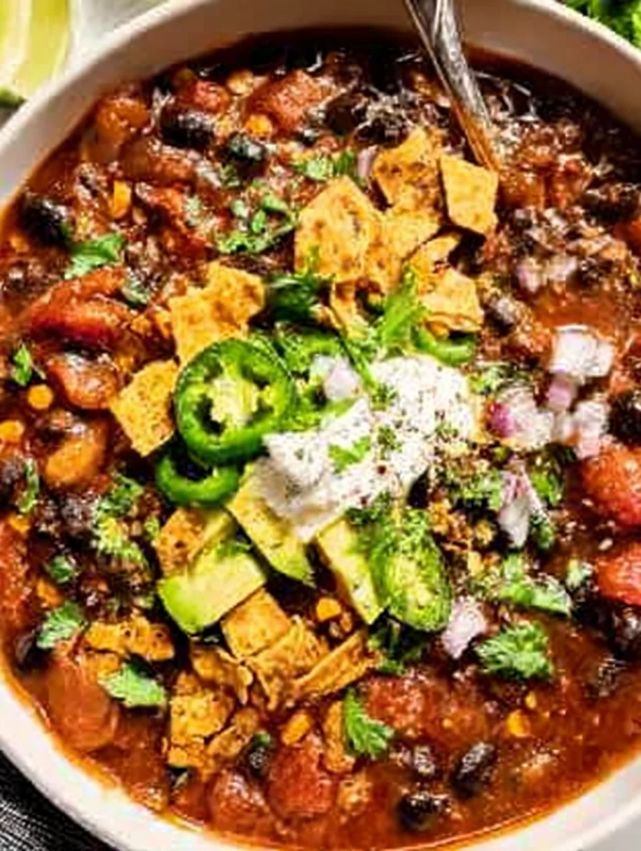 Vegan Black Bean Chili