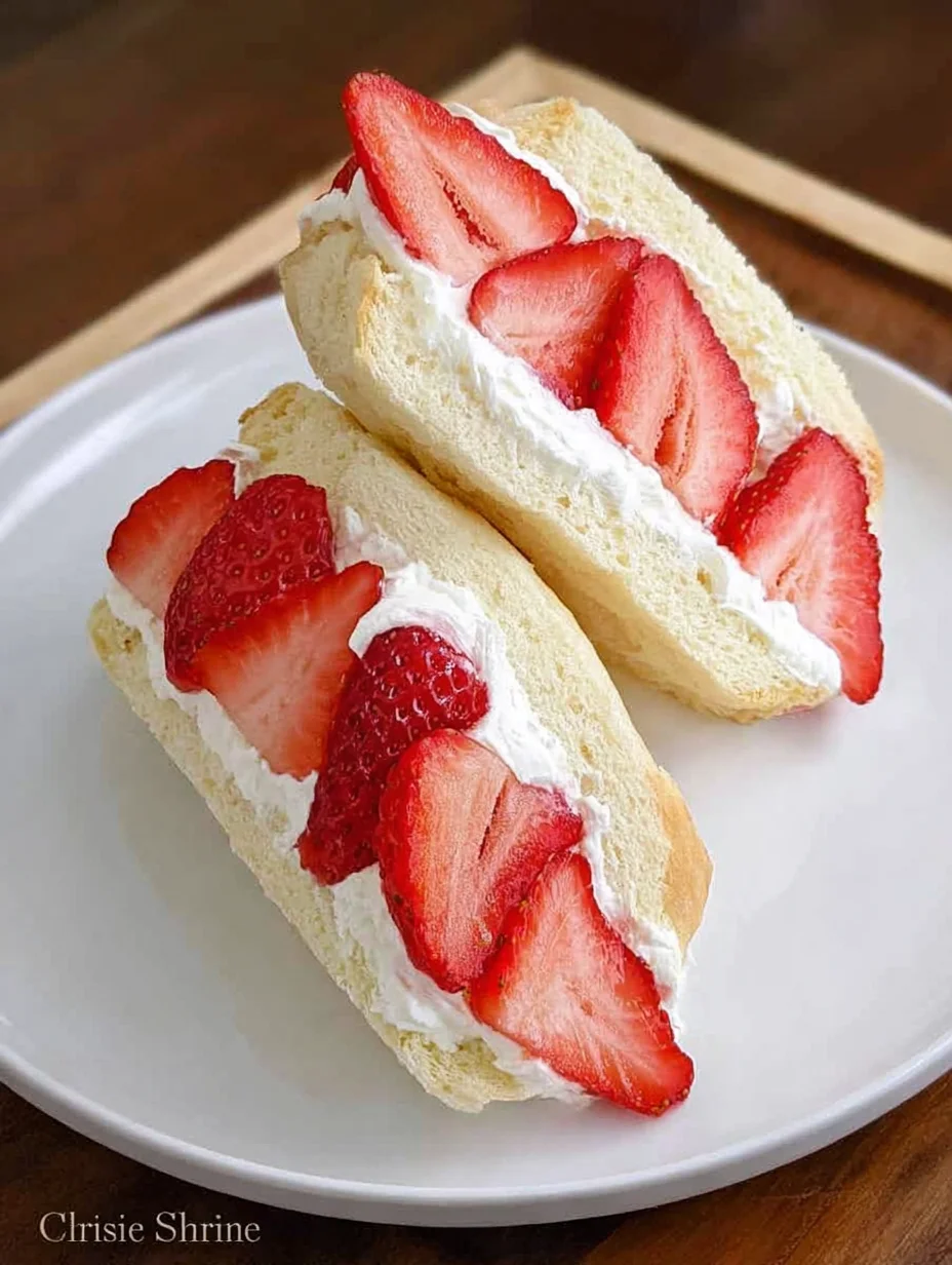 4-ingredient Strawberry Sando