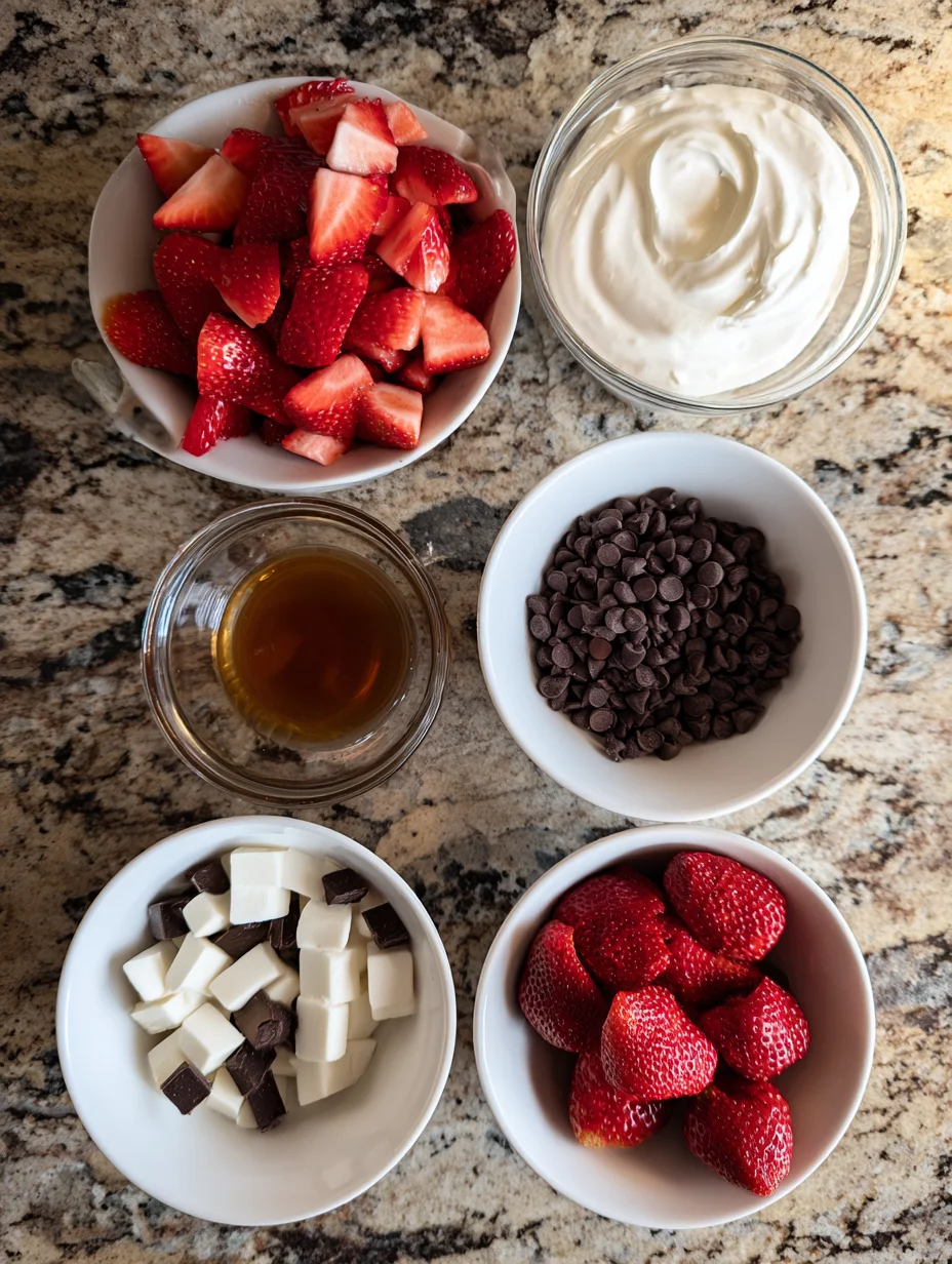 Chocolate Strawberry Yogurt Clusters