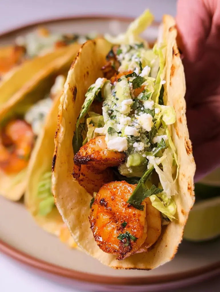 Cilantro Lime Shrimp Tacos