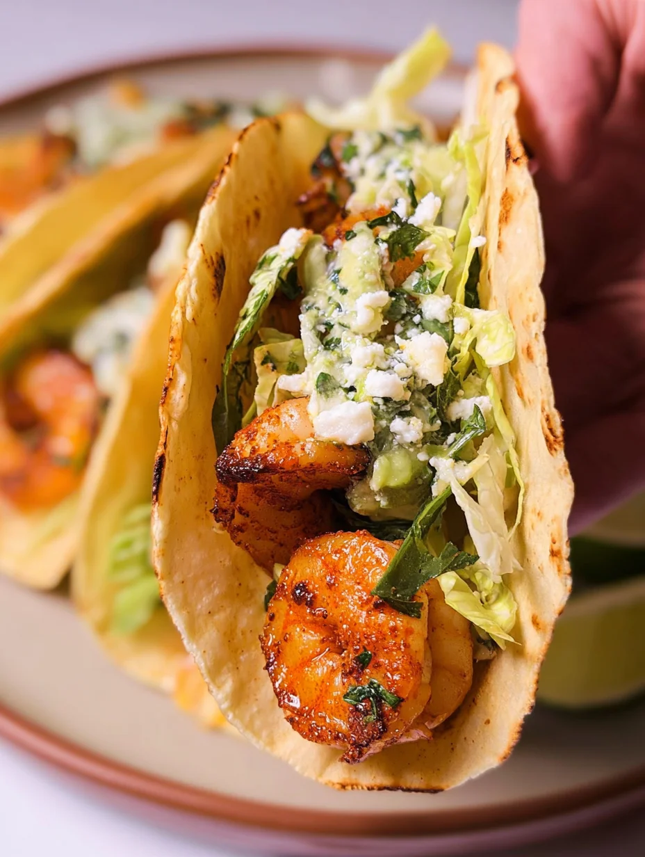 Cilantro Lime Shrimp Tacos