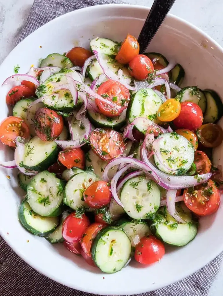 Cucumber Tomato Salad