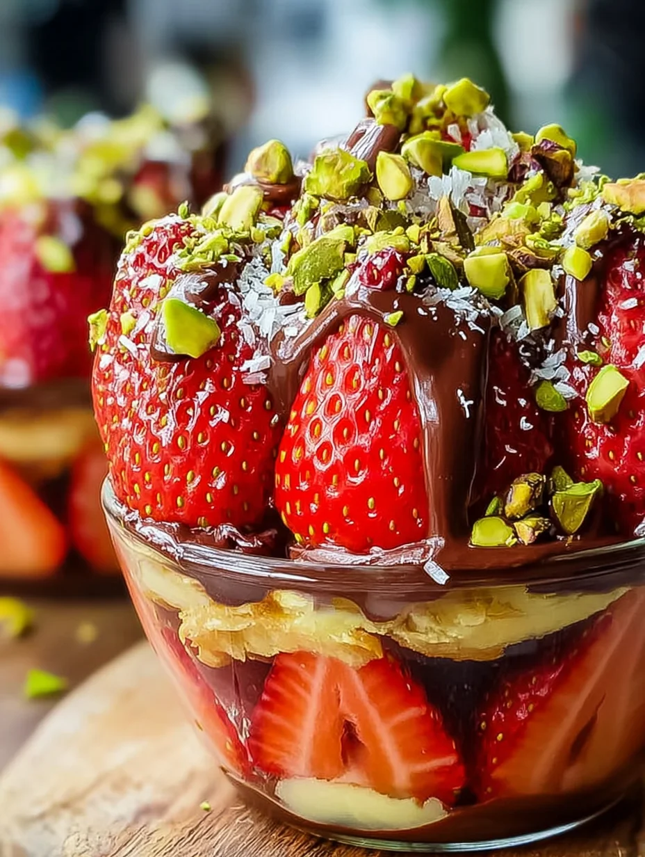Dubai Chocolate Strawberries