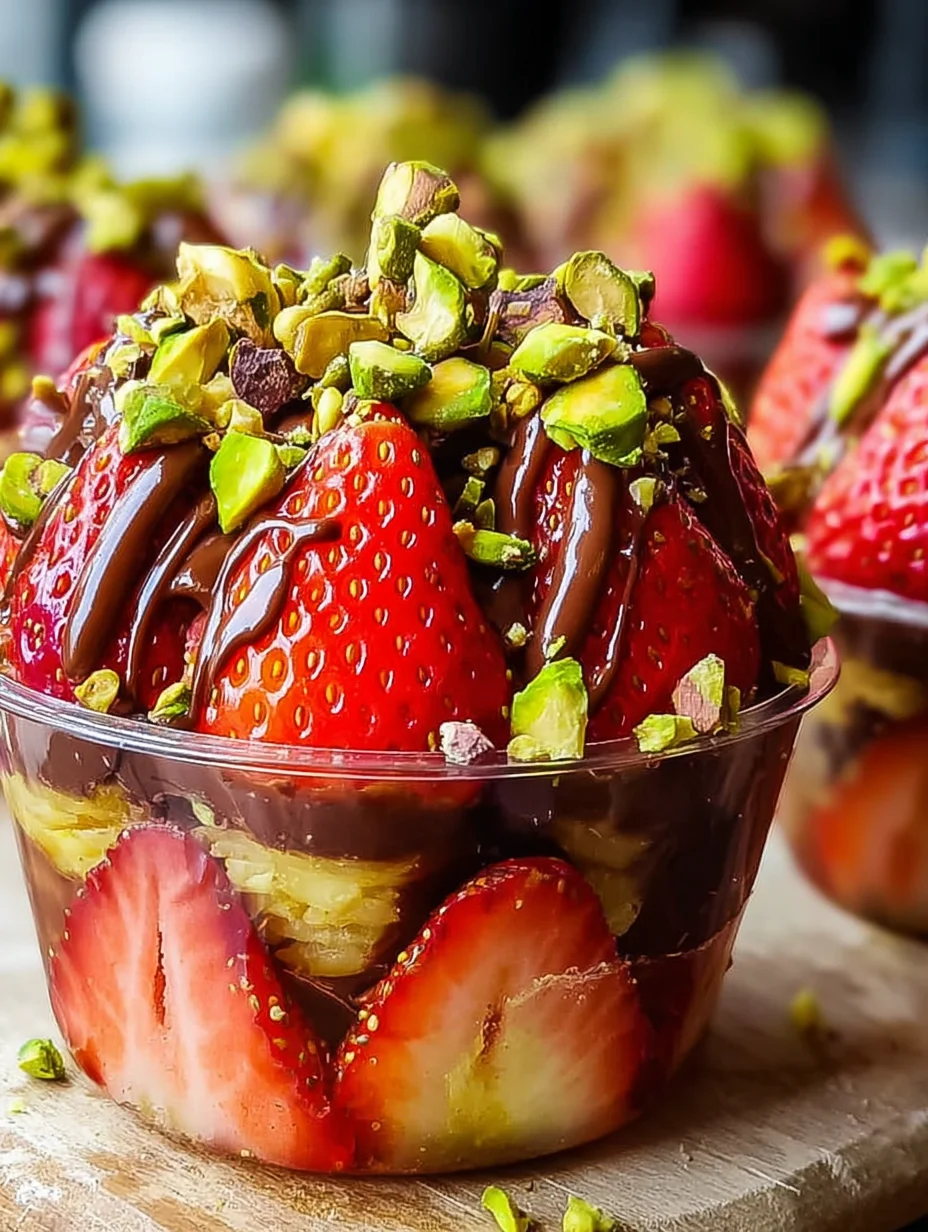Dubai Chocolate Strawberries