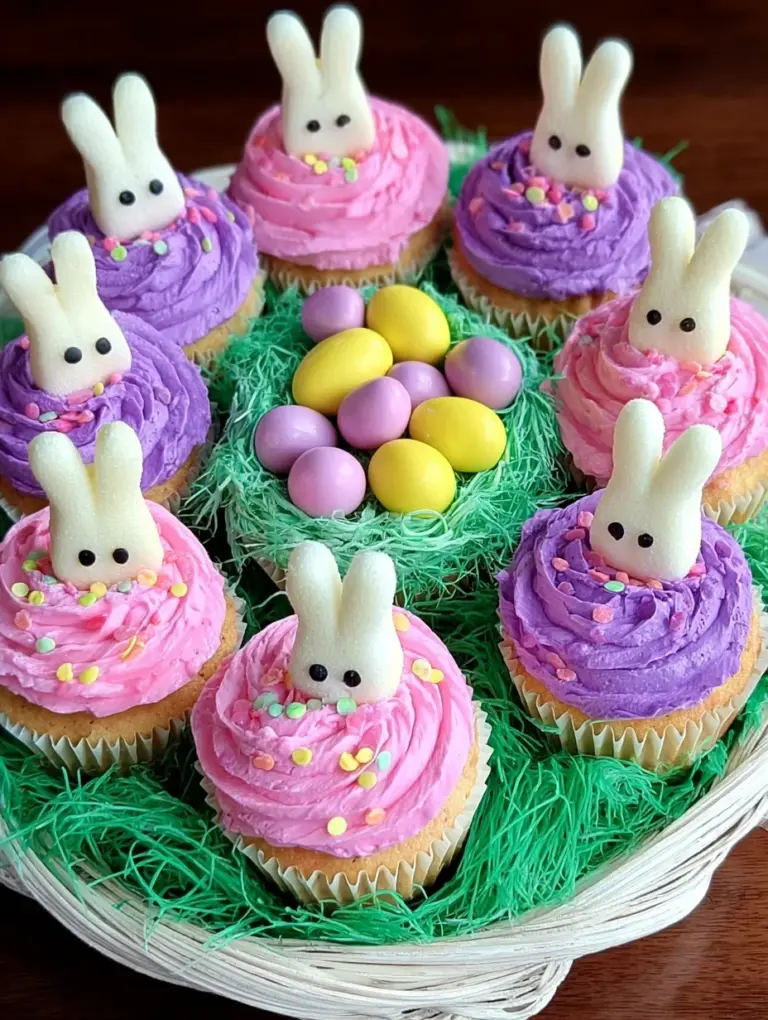 Easter Basket Cupcakes