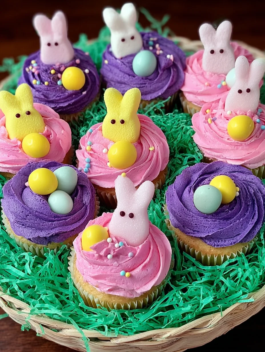 Easter Basket Cupcakes