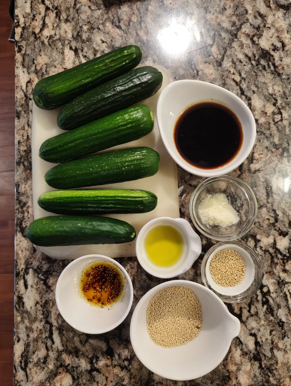 Easy Asian Cucumber Salad