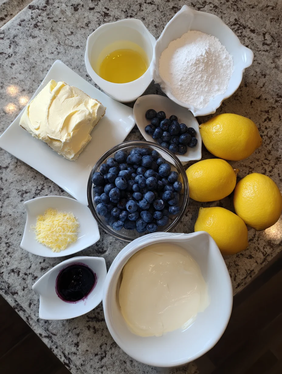 Easy Lemon Blueberry Trifle