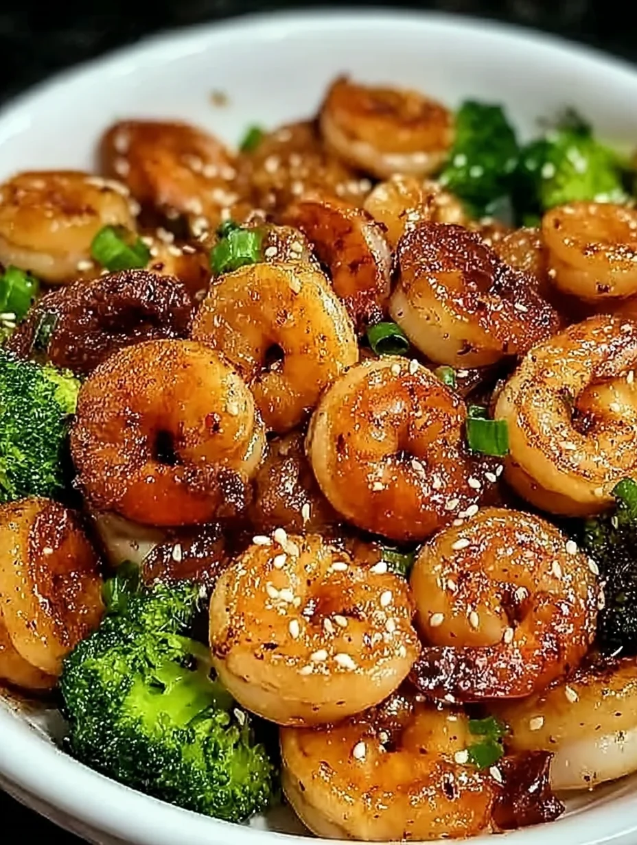 High-Protein Honey Garlic Shrimp