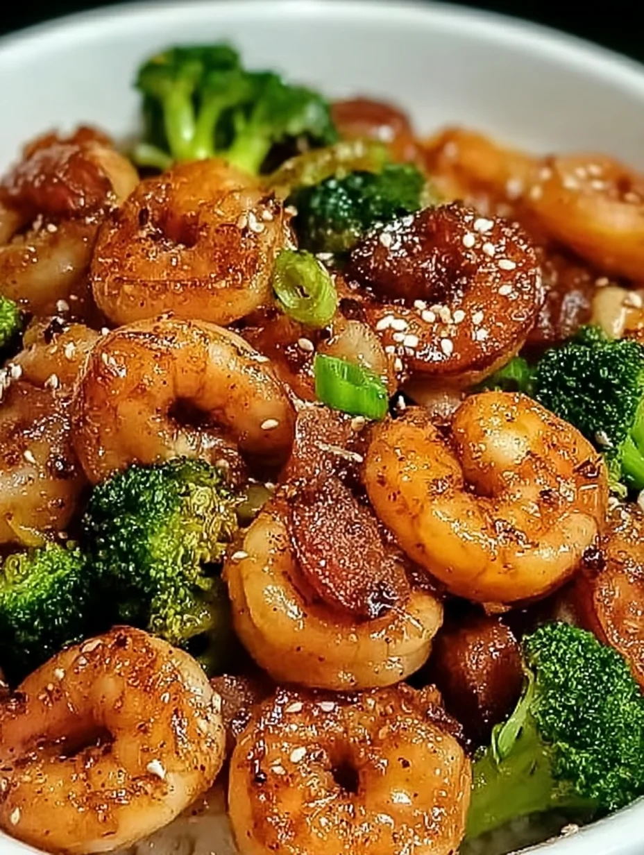 High-Protein Honey Garlic Shrimp