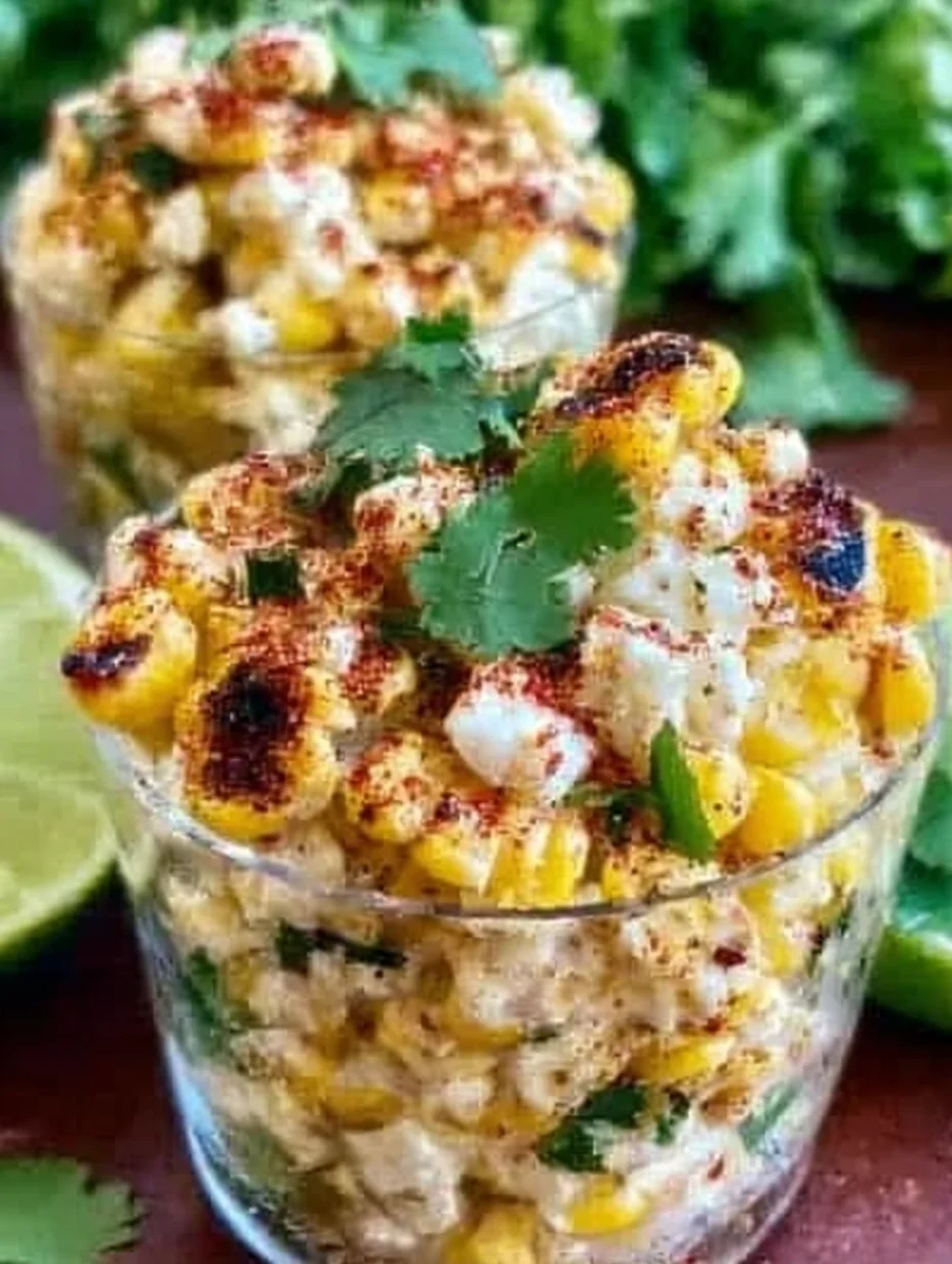 Mexican Street Corn Salad Cups