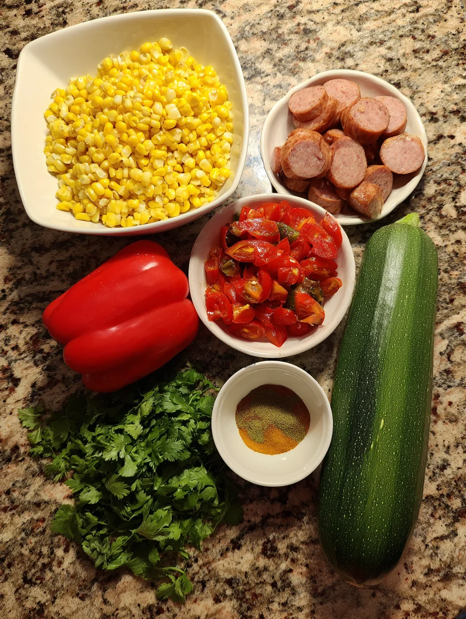 Sausage and Veggies Skillet