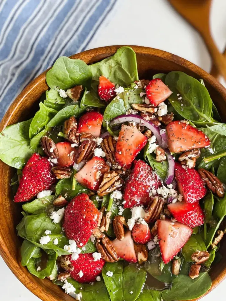 Spinach Strawberry Salad