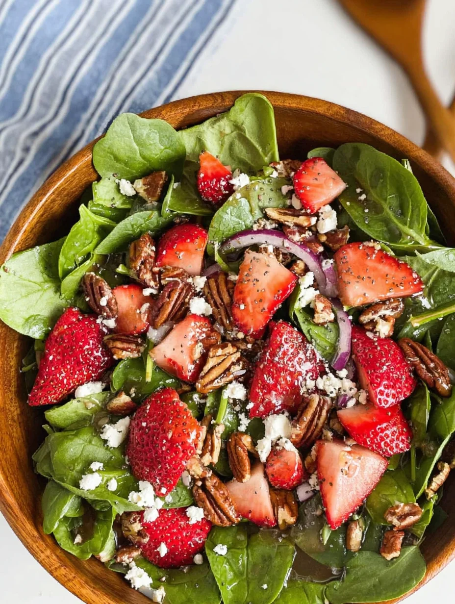 Spinach Strawberry Salad