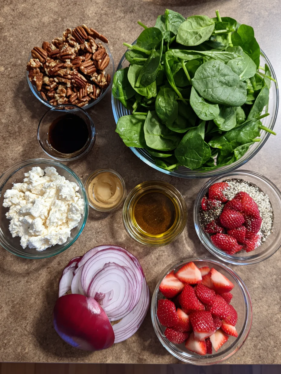 Spinach Strawberry Salad