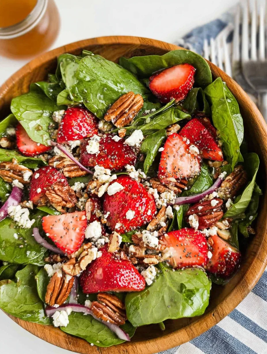 Spinach Strawberry Salad