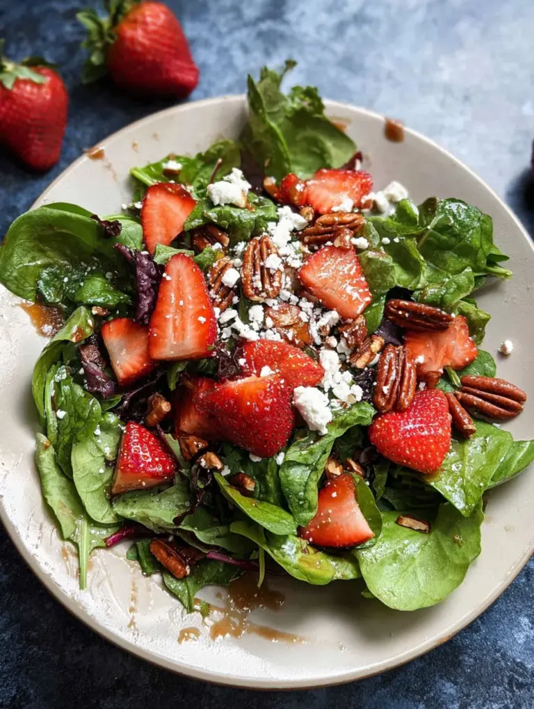 Strawberry Spinach Salad