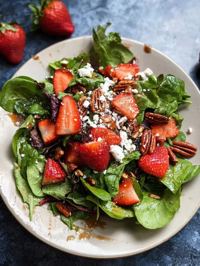 Strawberry Spinach Salad