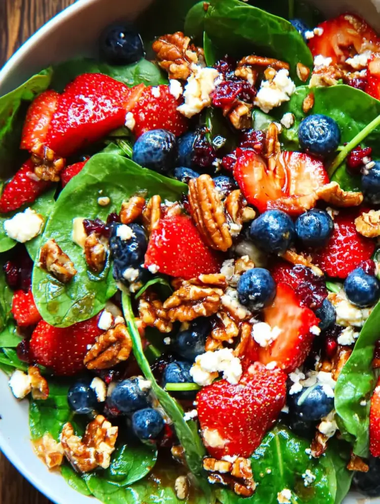 Strawberry Spinach Salad