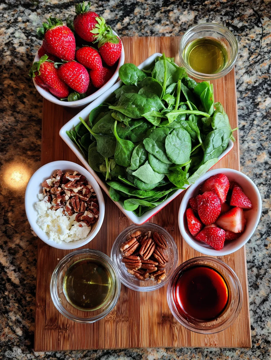 Strawberry Spinach Salad