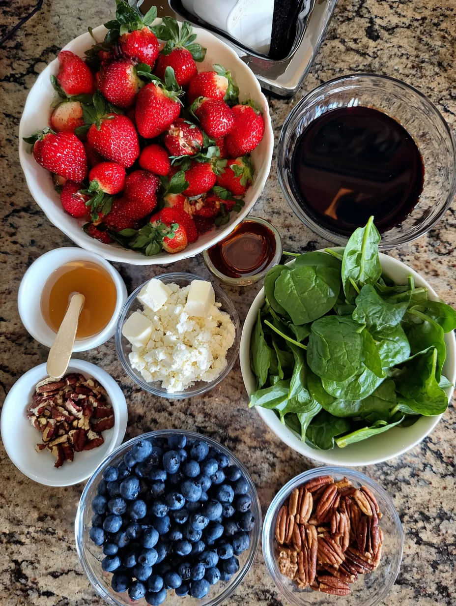 Strawberry Spinach Salad