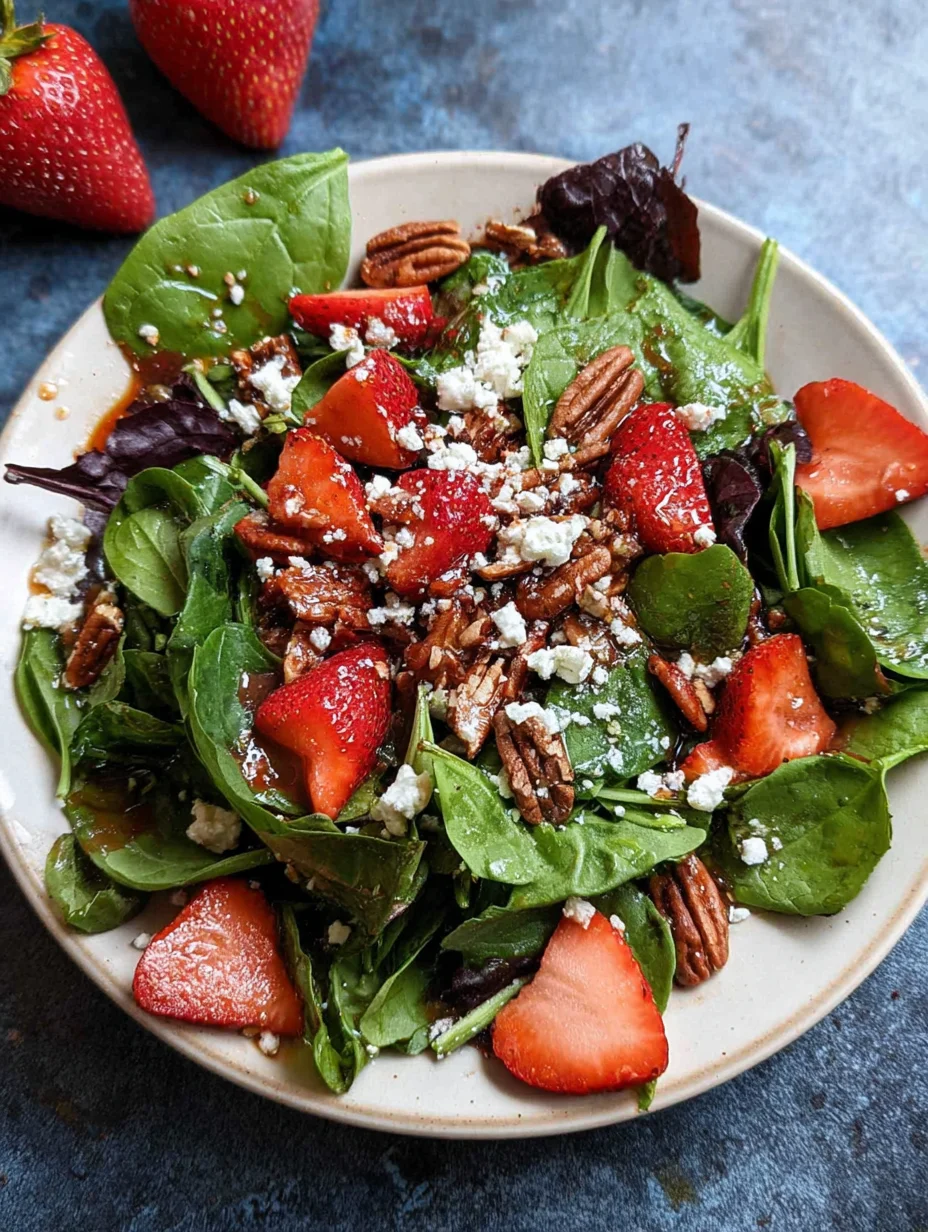 Strawberry Spinach Salad