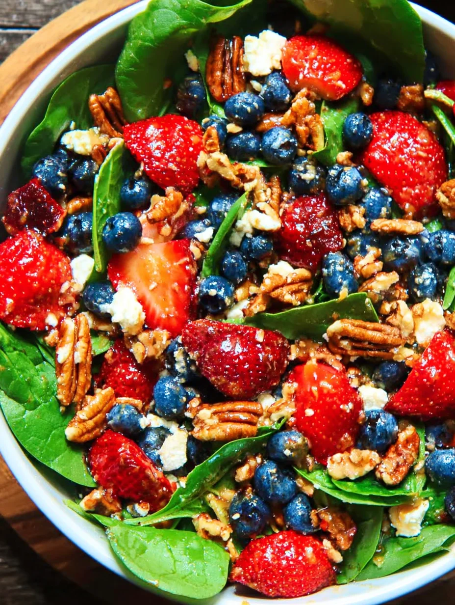 Strawberry Spinach Salad