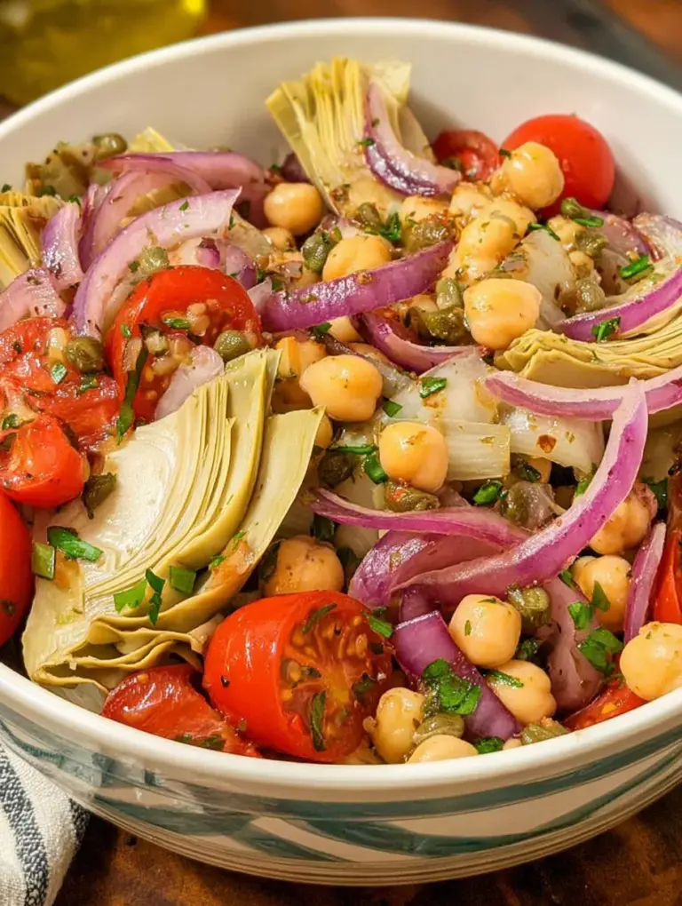 Tuscan Artichoke Tomato Salad