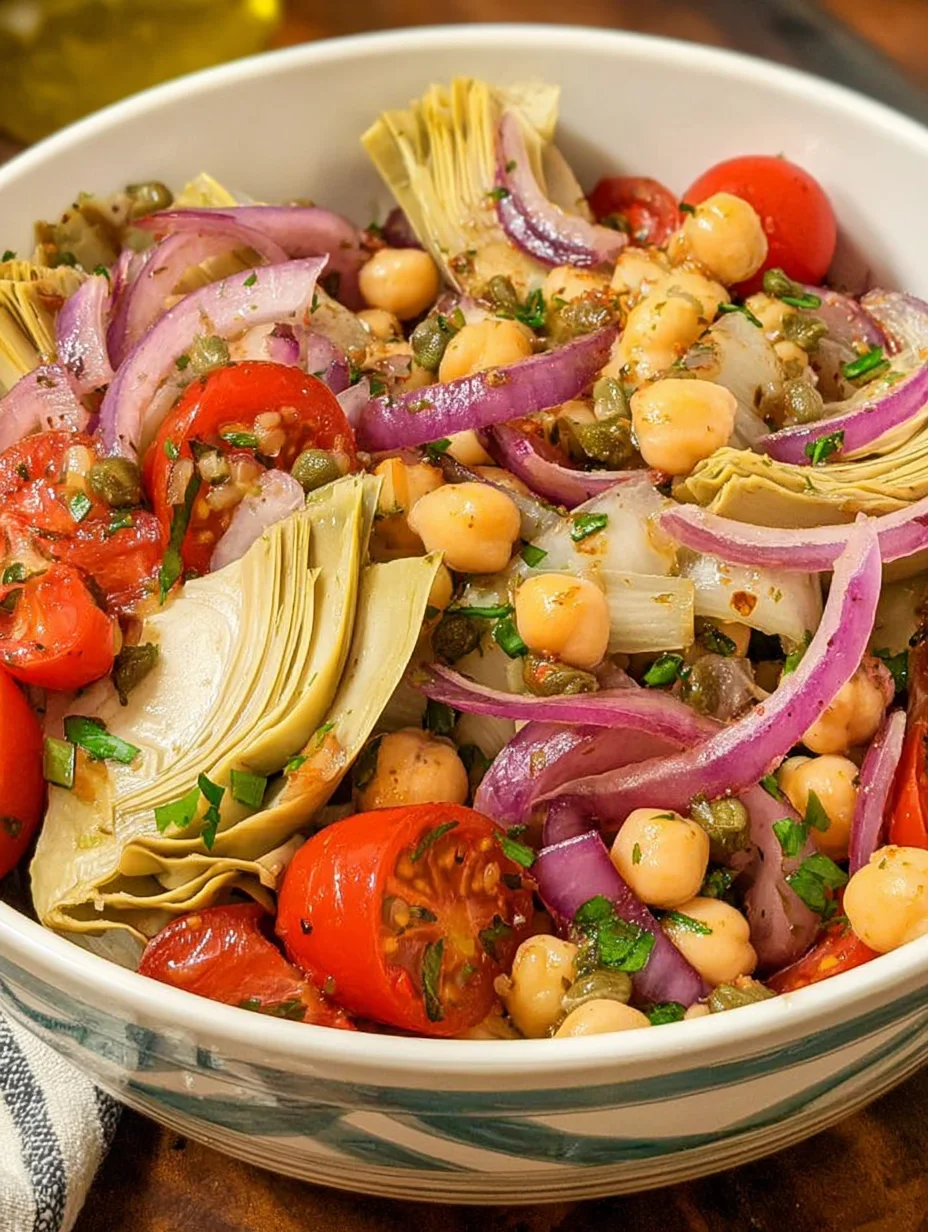 Tuscan Artichoke Tomato Salad