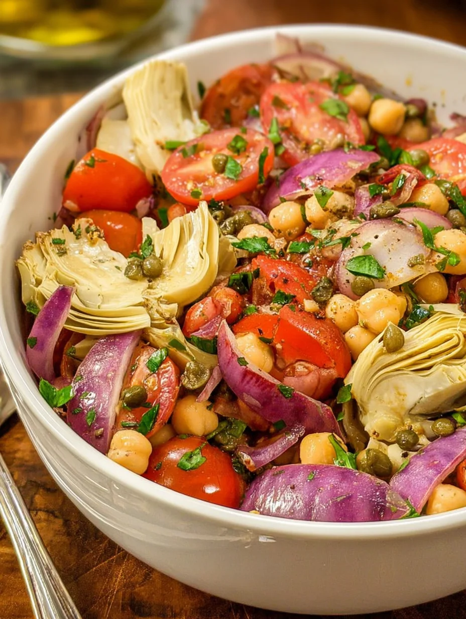 Tuscan Artichoke Tomato Salad