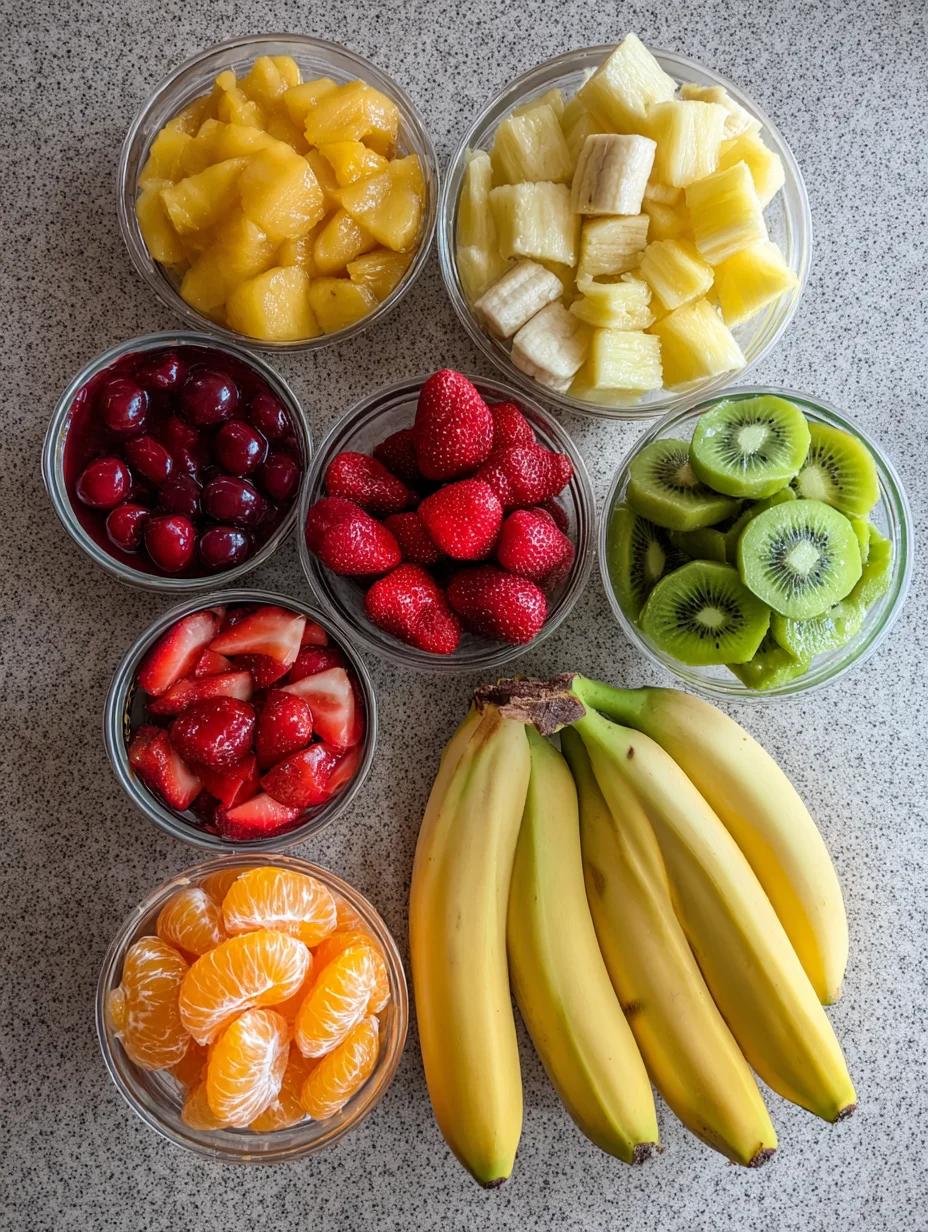 Easter Fruit Salad with Peach Pie Filling